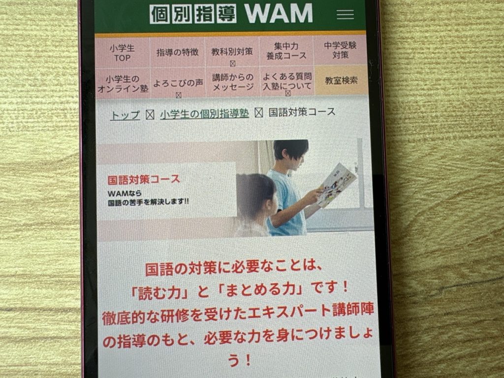 オンライン家庭教師WAMは難関大出身の正社員講師が多数在籍