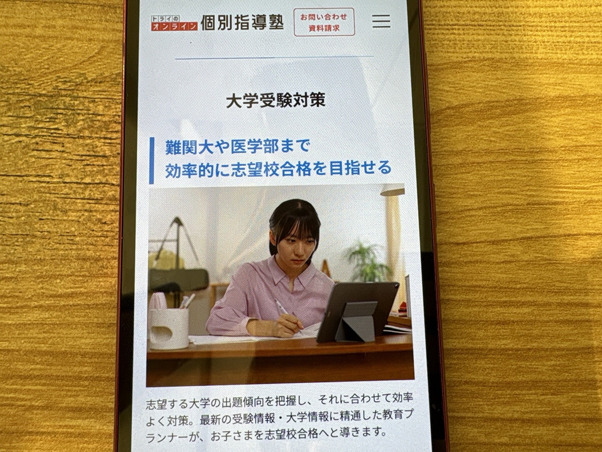 トライのオンライン個別指導塾は医学部受験プランがあり指導実績が豊富